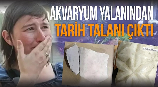 ‘Akvaryum taşı’ tarihi eser çıktı