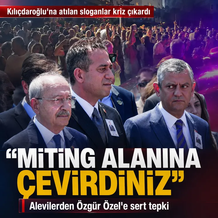 Kılıçdaroğlu'na atılan sloganlar kriz çıkardı! Alevilerden Özgür Özel'e sert tepki