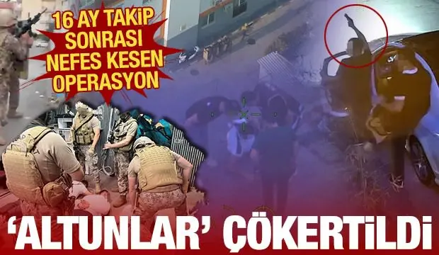 "Altunlar" Suç Örgütü Çökertildi