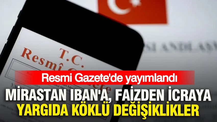 12 YARGI PAKETİ YASALLAŞTI