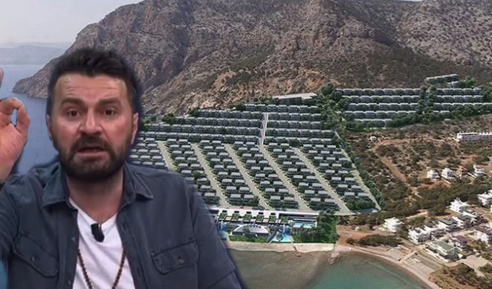 Mersin’in cennet koyu Tisan'da 1000 villalık inşaat: Projenin PR'ını Abdurrahman Uzun üstlendi