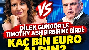 Dilek Güngör'le Timothy Ash birbirine girdi: Kaç bin euro aldın?