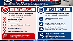 SPK’dan kapsamlı yaptırım kararları: İşlem yasakları ve lisans iptalleri